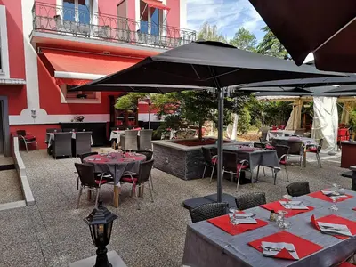 Restaurant ou autre lieu de restauration dans l'établissement Hôtel Restaurant Kuentz