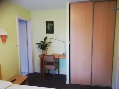 Un ou plusieurs lits dans un hébergement de l'établissement Hôtel Restaurant Le Moschenross