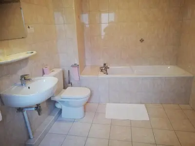Salle de bains dans l'établissement Hôtel Restaurant Le Moschenross