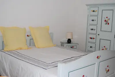 Un ou plusieurs lits dans un hébergement de l'établissement Chambre d'hôtes Kieffer Le Grand Bienfaisy