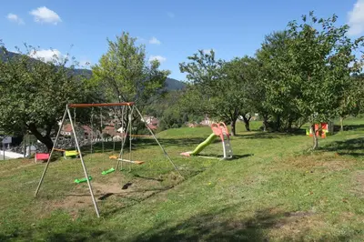 Aire de jeux pour enfants de l'établissement Gîte de famille dans les Vosges