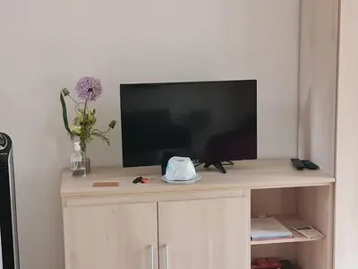 Télévision ou salle de divertissement dans l'établissement Love nest munster