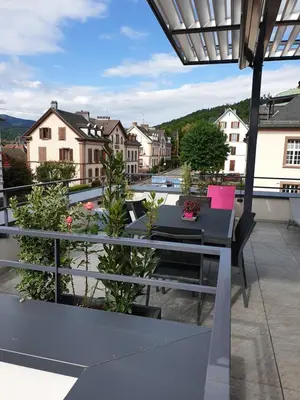 Balcon ou terrasse dans l'établissement Attic pour 4 personnes