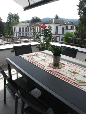 Balcon ou terrasse dans l'établissement Attic pour 4 personnes