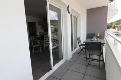 Balcon ou terrasse dans l'établissement 