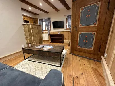 Télévision ou salle de divertissement dans l'établissement Le Gambrinus Chambres d'hôtes et restaurant