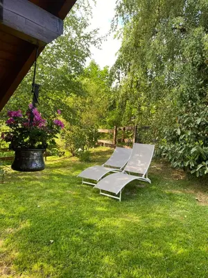 Jardin de l'établissement gite moya