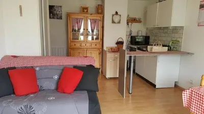 Cuisine ou kitchenette dans l'établissement résidence vallée des lacs