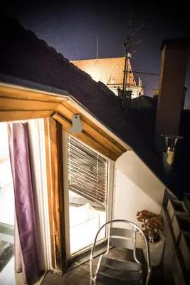 Balcon ou terrasse dans l'établissement Loft Spa Cathedrale