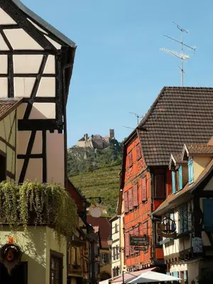 Vue générale sur la montagne ou vue sur la montagne depuis l'appartement