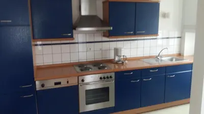 Cuisine ou kitchenette dans l'établissement Maison d'Alsace