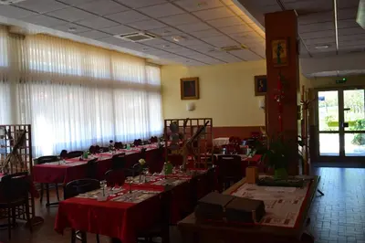 Restaurant ou autre lieu de restauration dans l'établissement Hotel Restaurant Niemerich