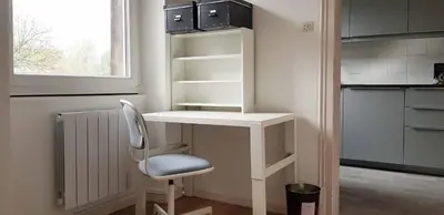 Cuisine ou kitchenette dans l'établissement Le Bas Rebberg - Face Gare