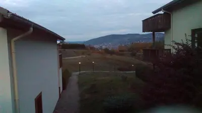 Vue générale sur la montagne ou vue sur la montagne depuis l'appartement