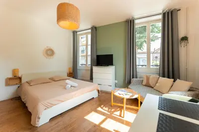 Télévision ou salle de divertissement dans l'établissement Colmar Historic Center - BELLE ALSACE - Studio 3 - BookingAlsace