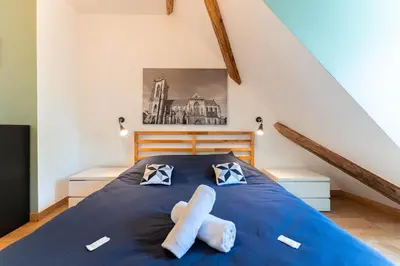 Un ou plusieurs lits dans un hébergement de l'établissement Colmar Historic Center - BELLE ALSACE 5 - 4 étoiles