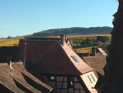 Vue générale sur la montagne ou vue sur la montagne depuis l'appartement