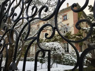 L'établissement Villa Grimm en hiver