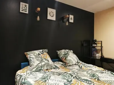 Un ou plusieurs lits dans un hébergement de l'établissement SLEEP IN COLMAR - Parking - Centre