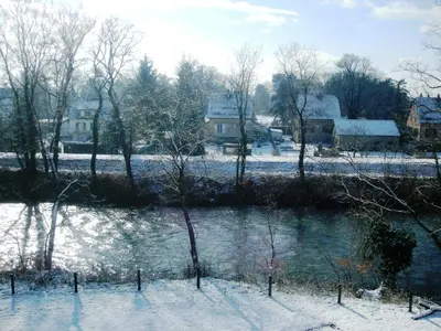 L'établissement Aux Berges de la Thur en hiver