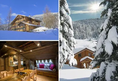 L'établissement Le Couarôge Chalets et Appartements en hiver