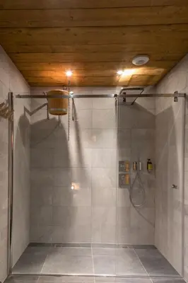 Salle de bains dans l'établissement La Datcha de Liza