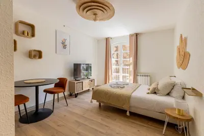 Un ou plusieurs lits dans un hébergement de l'établissement Travel Homes - The Pfeffel, 2m walk Little Venice