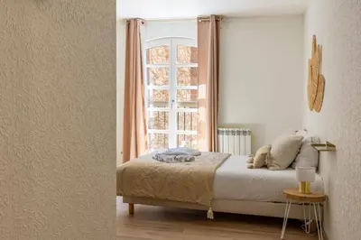 Un ou plusieurs lits dans un hébergement de l'établissement Travel Homes - The Pfeffel, 2m walk Little Venice