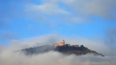 Vue générale sur la montagne ou vue sur la montagne depuis l'appartement