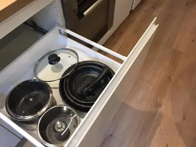 Cuisine ou kitchenette dans l'établissement Le STUDIO 1586 - Centre historique
