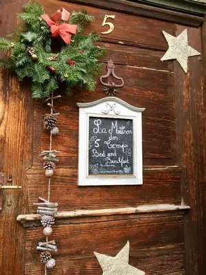 Certificat, récompense, panneau ou autre document affiché dans l'établissement B&B de charme La Maison des 5 Temps