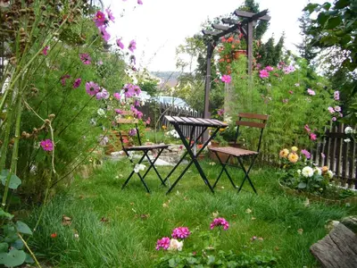 Jardin de l'établissement B&B de charme La Maison des 5 Temps