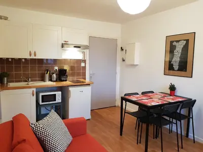 Cuisine ou kitchenette dans l'établissement COLMAR city center Little Venise - 