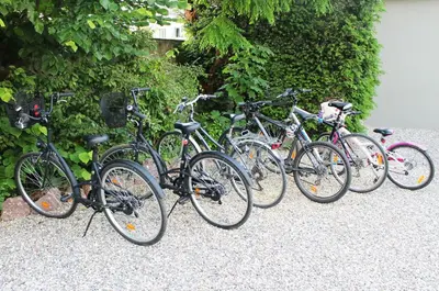 Vélo sur le terrain de l'établissement Villa Élyane ou dans les environs