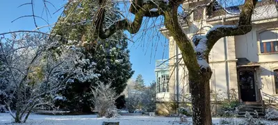 L'établissement Chambres d'Hôtes la Maison de Juliette en hiver