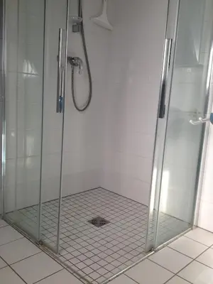 Salle de bains dans l'établissement Gîte Sonnenberg
