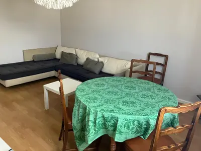 Coin salon dans l'établissement Gite Kaefferkopf