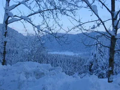 L'établissement Chalet en Couleurs en hiver