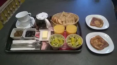 Nourriture dans le B&B/chambre d'hôtes ou à proximité