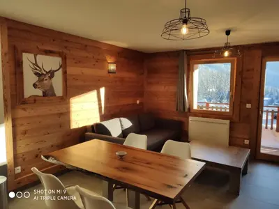 Coin salon dans l'établissement LA BRESSE - Appartement de Charme
