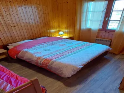 Un ou plusieurs lits dans un hébergement de l'établissement Apartment in the Vosges