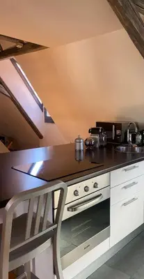 Cuisine ou kitchenette dans l'établissement DUPLEX 15