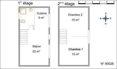 Plan de l'établissement Gite de Grandvillars