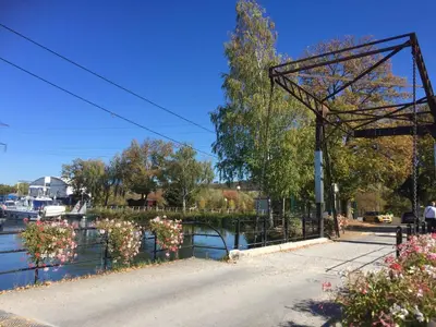 Vue sur la rivière ou le fleuve situé(e) à proximité de le camping
