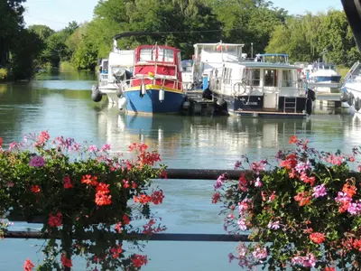 Vue sur la rivière ou le fleuve situé(e) à proximité de le camping
