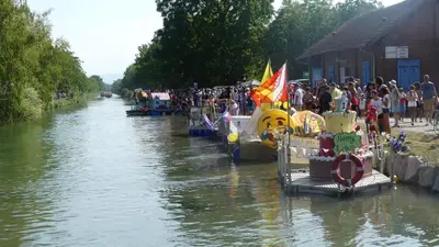 Clients de l'établissement Camping du canal