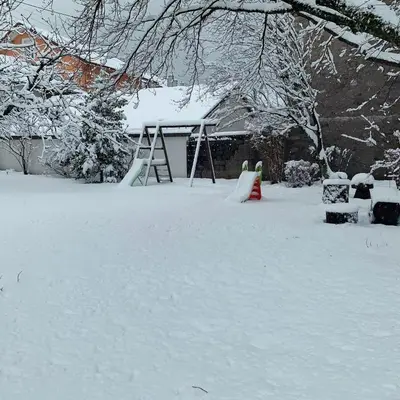 L'établissement Le Chamois en hiver
