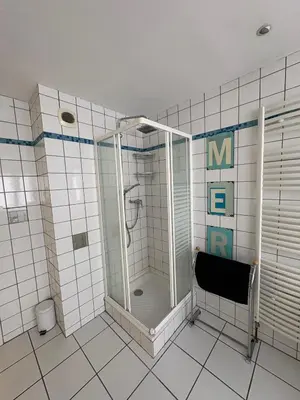 Salle de bains dans l'établissement L'Appart Sélestadien