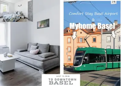 Coin salon dans l'établissement MyHome Basel 1A44