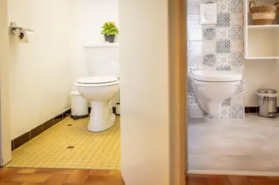 Salle de bains dans l'établissement LE GITE DE BRI